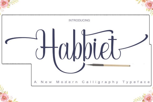 Adding the Handwritten Charm of Habbiet Font to Your Creative Projects