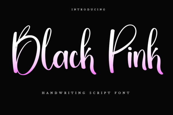 Black Pink Font: A Modern Designer's Display Typeface