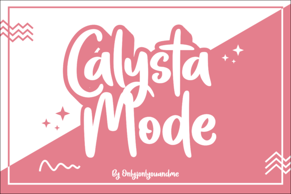Calysta Mode: A Friendly Handwritten Font for Web Design