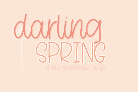 Darling Spring: An Editorial Designer’s Typeface
