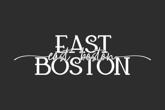 East Boston: A Script Font for Modern Craft and Commerce