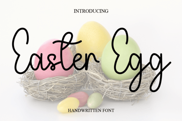 Easter Egg Font: A Calligraphic Touch for Editorial Elegance