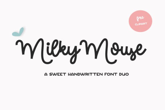 Milky Mouse: A Friendly Display Font for Modern Web Design