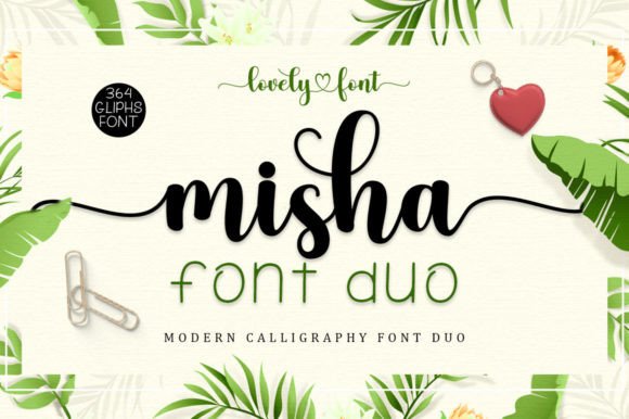 Misha: An Elegant Duo Font for Sophisticated Branding