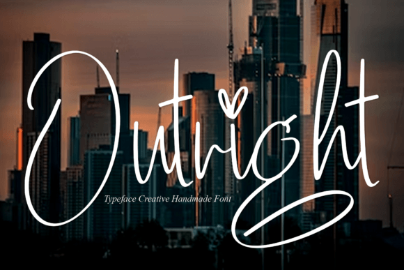 Outright: A Sweet Script Font for Small Business Branding