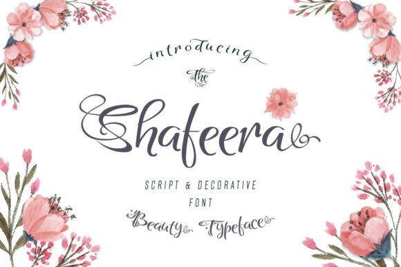 Shafeera: A Script Font Built for Digital Branding