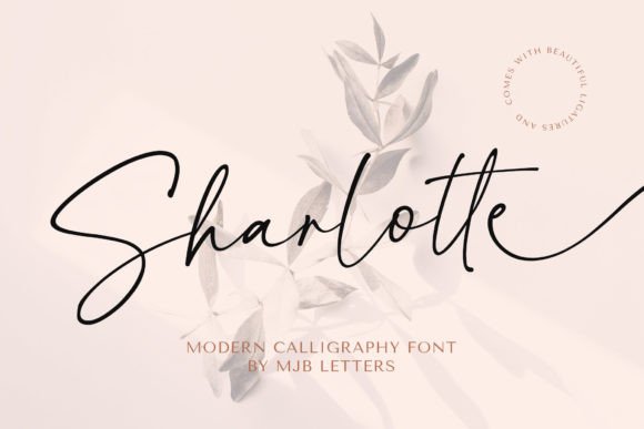 Sharlotte: A Modern Calligraphy Font for Authentic Branding
