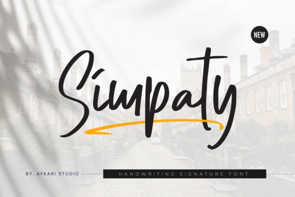 The Simpaty Typeface: An Authentic Signature Font for Brand Design