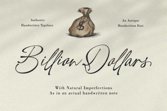 Why Billion Dollars Is a Craft-Business Essential Typeface
