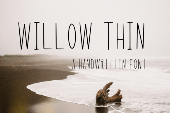 Willow Thin: A Scandinavian Script Font for Digital Design
